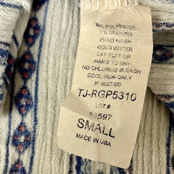 ELAN Aztec Southwest Mini Dress Women’s S | Boho Festival Swing Shift Resort - Picture 7 of 9